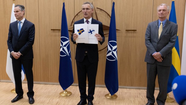 Associated Press: Швеция и Финландия подписаха протоколите за присъединяване към НАТО