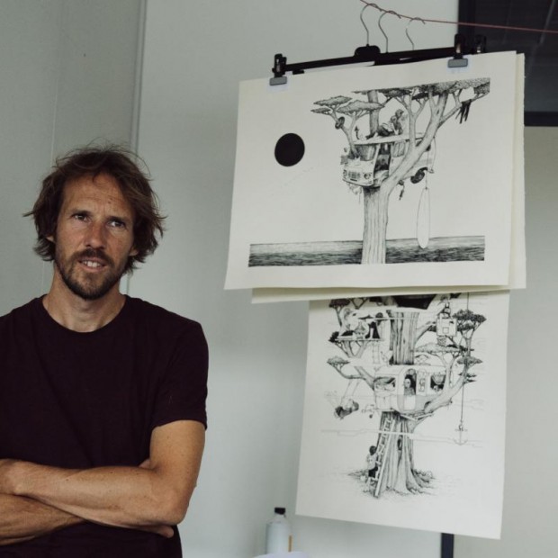Белгийският художник Хейс Ванхее пристига в София по покана на Фондация "Вижънъри" и като част от арт програмата на Дни на Белгия в България 2022