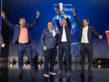 Отборът на Ауди България с първото място в рамките на международния конкурс на марката Audi Twin Cup 2022