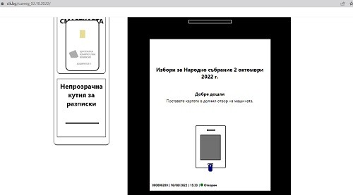 ЦИК пусна виртуален симулатор за машинното гласуване на 2-и октомври