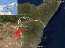 Изобилна серия слаби трусове в Източна Сицилия