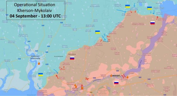 Руснаците обявиха "крах" на украинското контранастъпление в Херсон и 3000 жертви