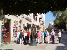 Такава опашка не се вижда всеки ден на Главната