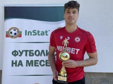 Капитанът на ЦСКА-София бе избран за най-добър футболист на месец август