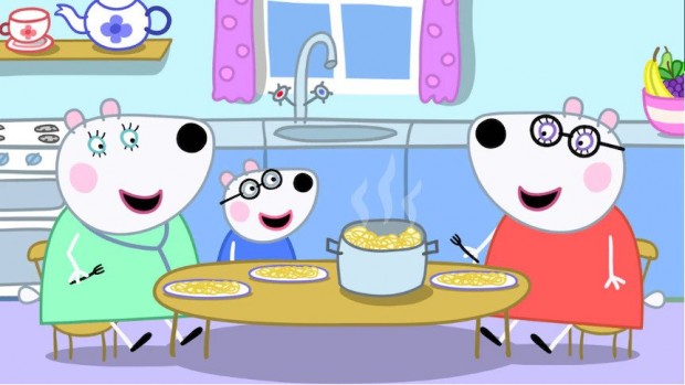 Прасето Пепа хитовото анимационно шоу насочено към деца в предучилищна