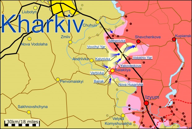 ВСУ са си върнали повече от 20 населени места в Харковска област