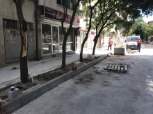 Подновяват тротоарната настилка на ул. "Иларион Макариополски" в Пловдив