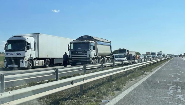 За инцидент на магистрала Тракия научи Plovdiv24 bg Шофьори съобщават за