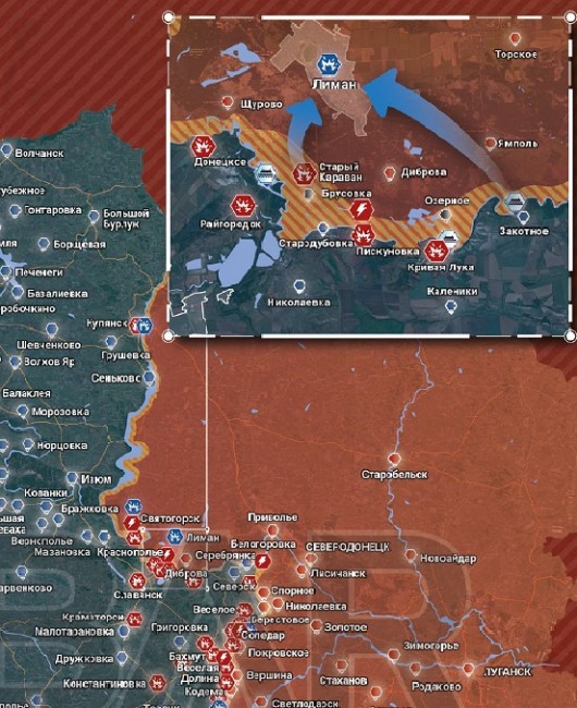 ВСУ продължава настъплението в Северен Донбас, заплашва Лисичанск