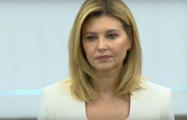 Съпругата на украинския президент Олена Зеленска е в Европейския парламент докато