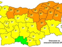 Жълт и оранжев код в цялата страна заради силни пориви на вятъра