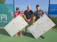 Димитър Кисимов и Лидия Енчева са шампионите на международния турнир до 16 г. в Санта Марина