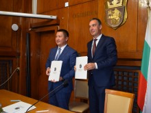 България Бургас и казахстанският град Павлодар подписаха Меморандум за побратимяване