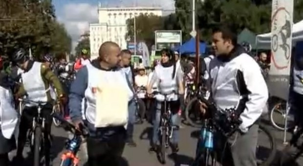 Велопоход в София по повод Световния ден без автомобили