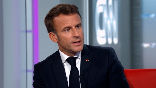 Президентът на Франция Еманюел Макрон заяви в интервю пред CNN