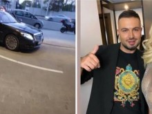 Лепа Брена с корона и прозрачна рокля в София