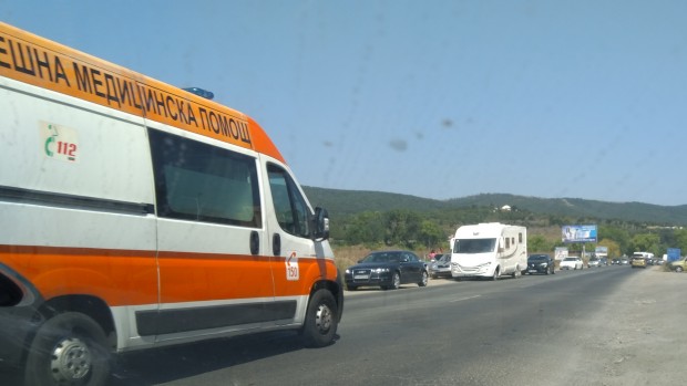 Катастрофа на пътя Бургас – Варна, има пострадал човек