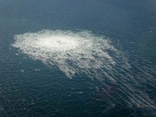Кипящо море над скъсаните тръбопроводи на "Северен поток"