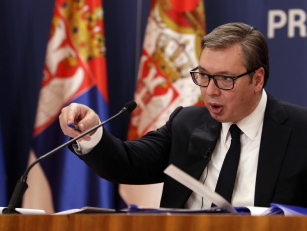 Сърбия обеща "яростен отговор" на Брюксел, Вучич ще направи обръщение към нацията
