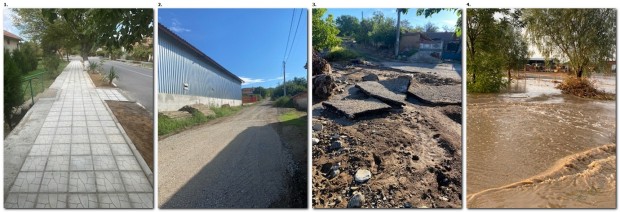 Община Сливен извърши възстановяване на пораженията след пороя в село Николаево