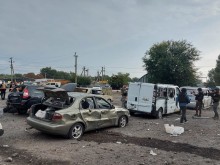 Десетки загинали при обстрел на автоколона в Запорожка област, опитващи да влязат в Русия