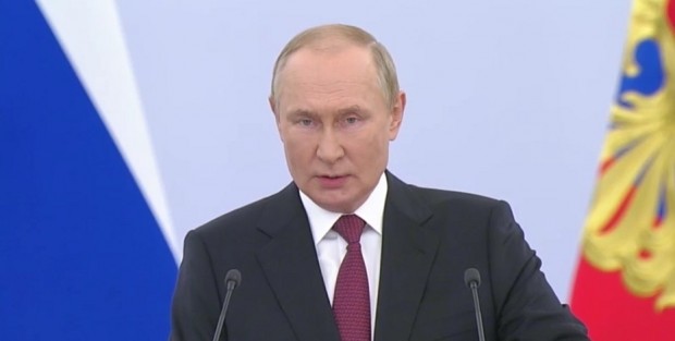 Президентът на Русия Владимир Путин обяви че приема окупраните украински