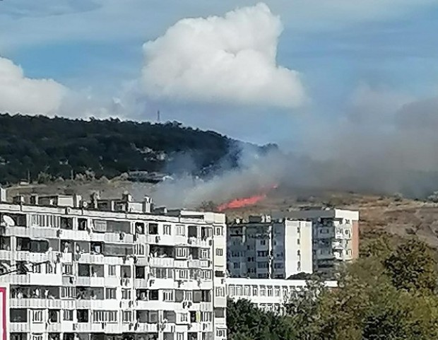 Голям пожар гори във Варна, съобщиха за Радио Фокус - Варна от