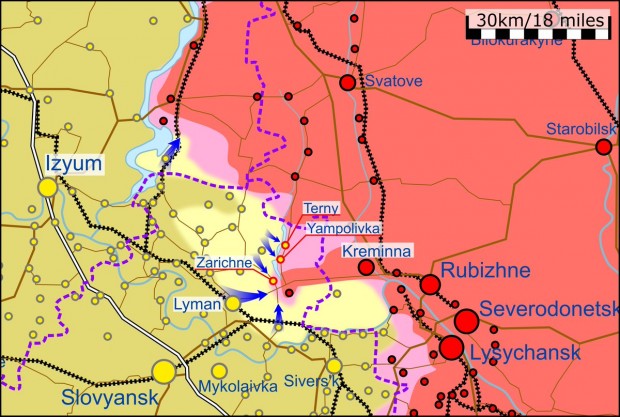 Украйна обяви, че контролира напълно стратегическия град Лиман, продължава настъплението