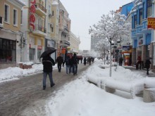30 сантиметра сняг е натрупало в Пловдив