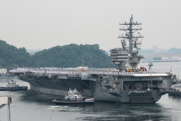 САЩ и Южна Корея започнаха военноморски учения със самолетоносача "Роналд Рейгън"