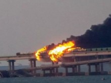 Руското следствие: Камионът, взривил Кримския мост, се е качил на ферибот от Бургас