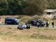 Челен удар край Царево! Сблъскаха се 2 джипа на жандармерията, има пострадали!