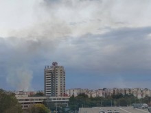Голям пожар гори на няколко километра от Пловдив