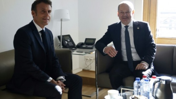 Шолц и Макрон са се срещнали, за да съгласуват действията си преди Съвета на ЕС