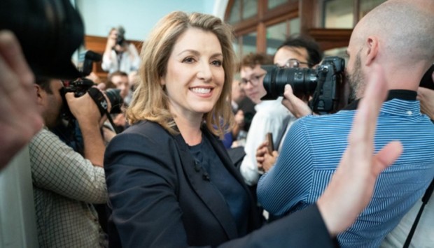 Пени Мордаунт обявява кандидатурата си за лидер на Консервативната партия
