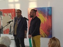 Кюстендилският художник Евгени Серафимов представи картините си в Сандански