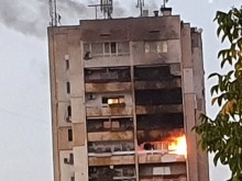 Апартамент гори в Пловдив