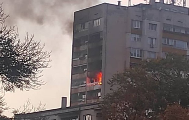 Неизправност в газова бутилка, оставена на тераса, стана причина за пожара в Пловдив
