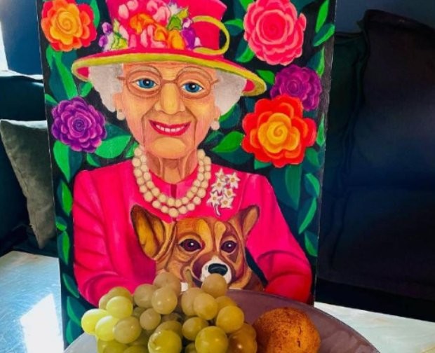 Българска рисунка на покойната кралица Елизабет ІІ ще бъде изпратена