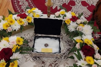 Частица от Мощите на свети Димитър бяха посрещнати в Кюстендил