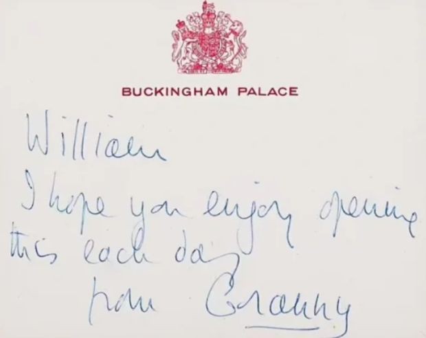 Писмо до принц Уилям от покойната му баба трогна социалните