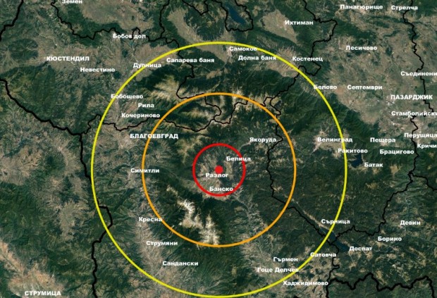 Земетресение с магнитуд 2.5 по скалата на Рихтер е регистрирано