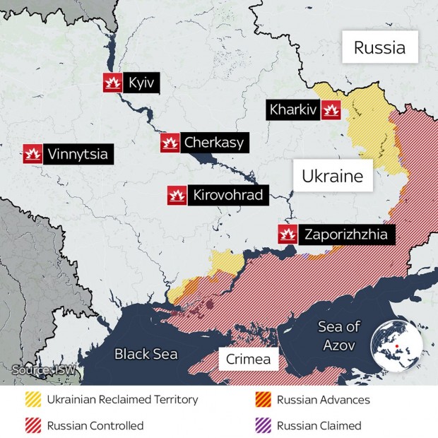 Русия се прицели в украинските ВЕЦ-ове
