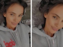 Мария показа как изглежда преди да посети фризьора и гримьора си