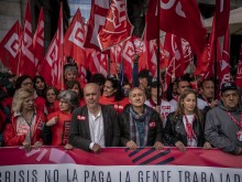Около 50 000 испанци излязоха на протест в Мадрид с искане за увеличение на заплатите в отговор на инфлацията