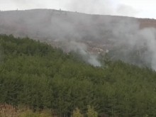 Пожар избухна в Стара планина над Карлово