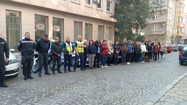 TD ОД МВР Пловдив днес отдаде почит към загиналия граничен полицай