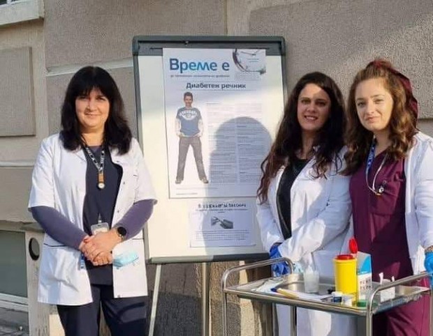 Над 120 души измериха кръвната си захар по време на инициативата на МБАЛ "Д-р Иван Селимински"-Сливен