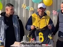 Празник в "Коматево"! Копич и футболисти на Ботев изненадаха Гошко за 39-ия му рожден ден