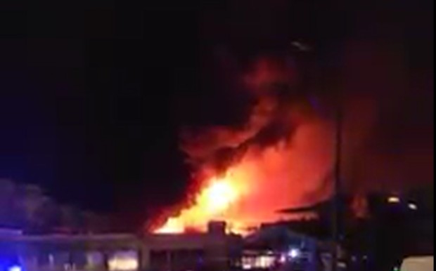 Сервиз в "Люлин-1" е горял през нощта в столицата